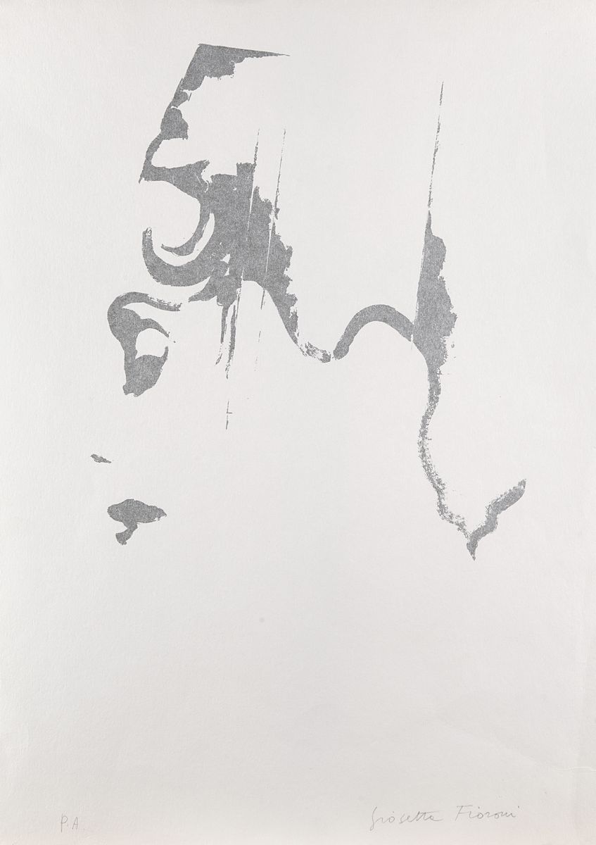 Giosetta Fioroni - Senza titolo, serigrafia su carta