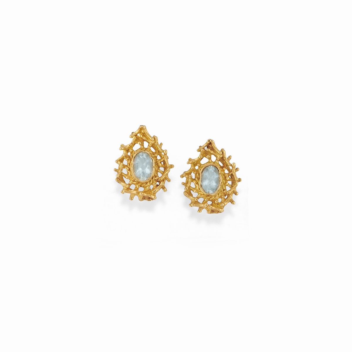 Demi Parure con Acquamarine