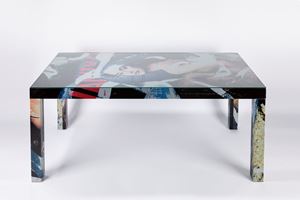Cruz Decollage table