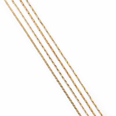 Quattro Collane in Oro