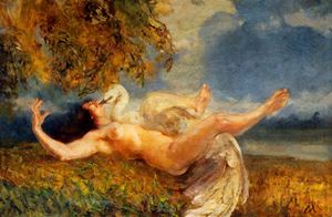 Rivaroli Giuseppe - Leda e il cigno