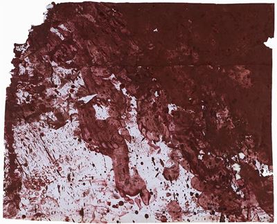 Senza titolo, olio su carta, 2012
