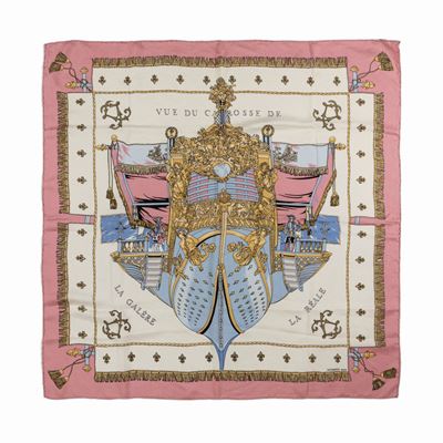 Hugo Grykar, Foulard La Réale, seta, 1953