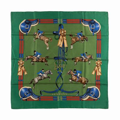 Philippe Ledoux, Foulard Jumping in seta, 1971