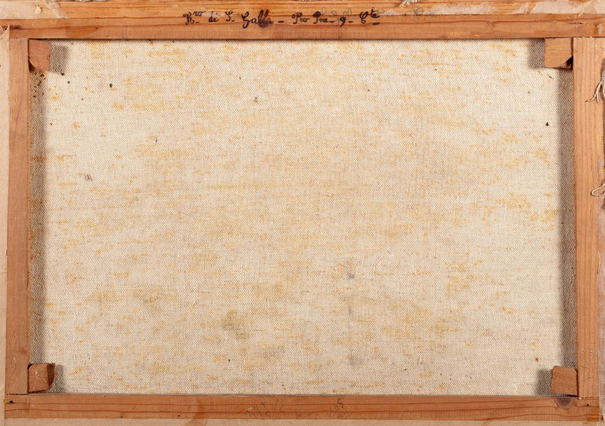 Benvenuto Ferrazzi - Mendicicomio, ovvero Ricovero di Santa Galla, olio su tela