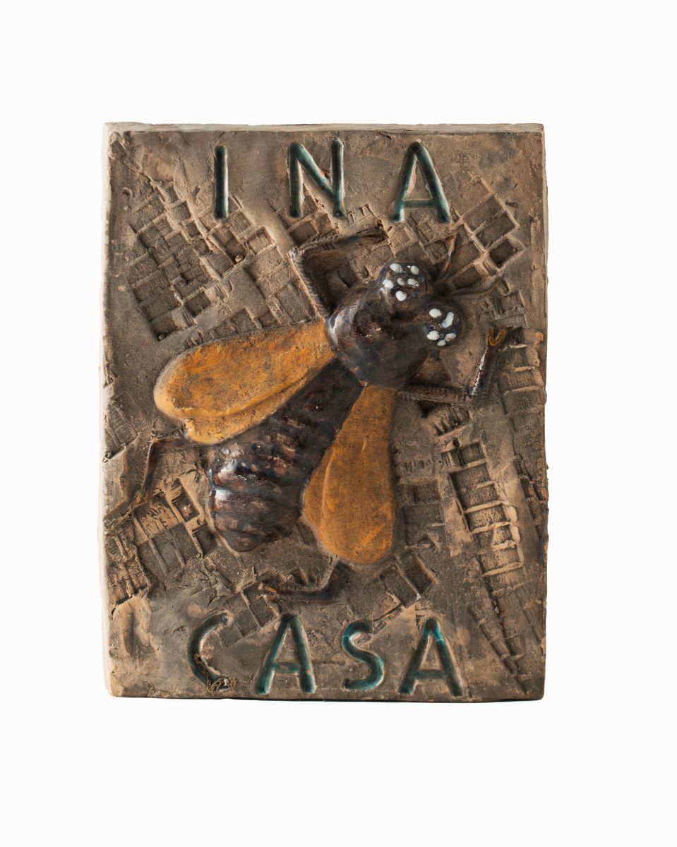 Ina Casa - Due Mattonelle Decorative