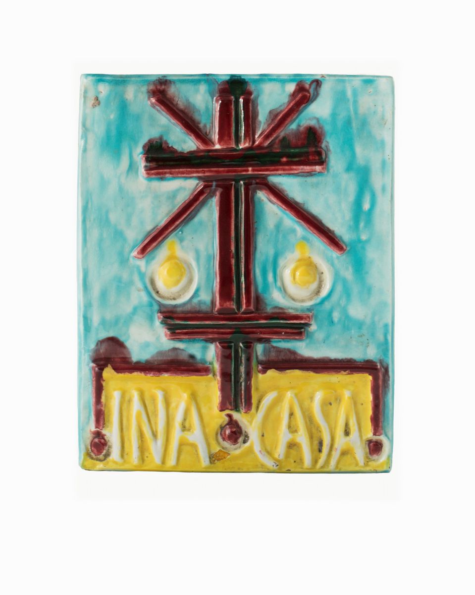 Ina Casa - Due Mattonelle Decorative