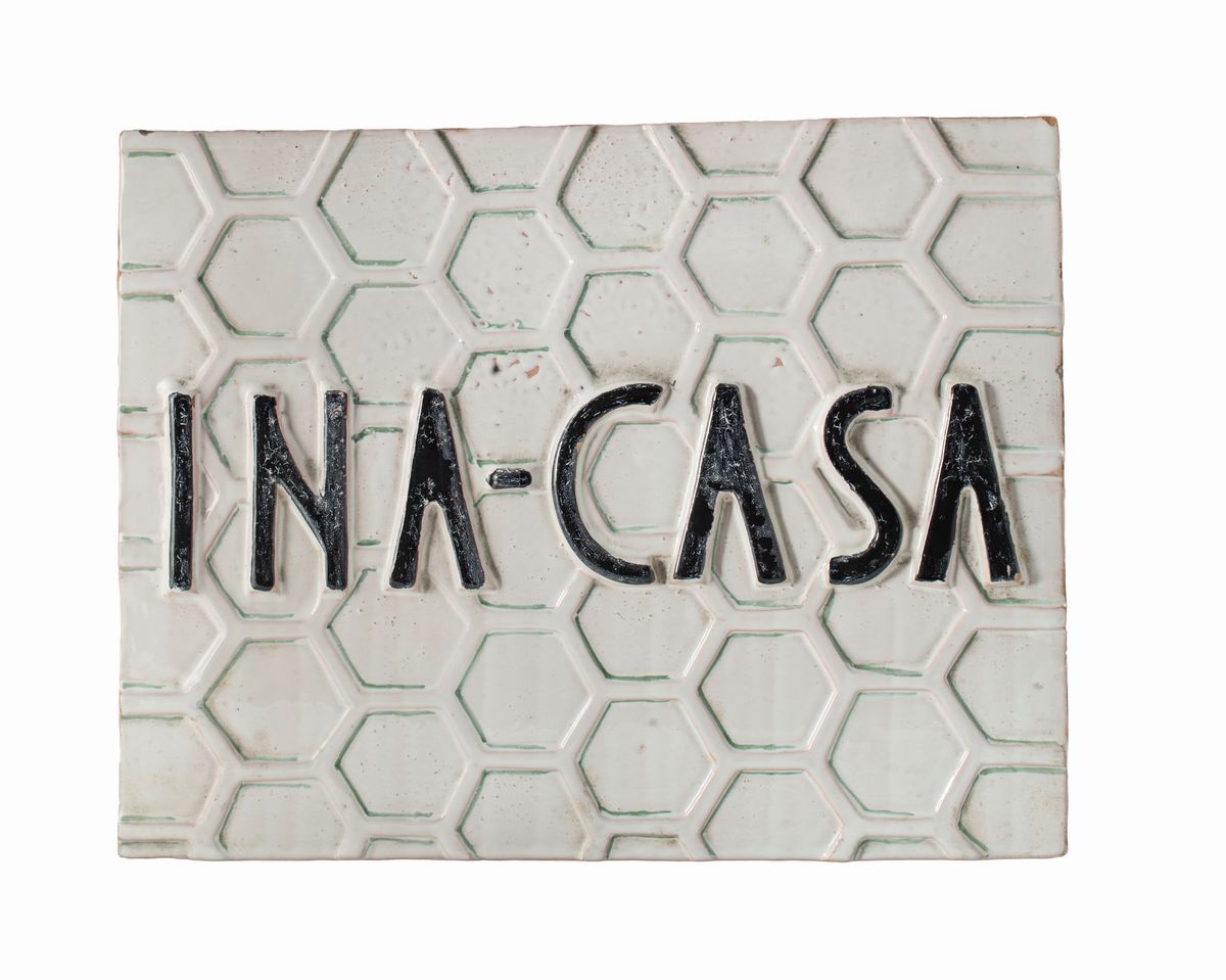 Ina Casa - Due Mattonelle Decorative