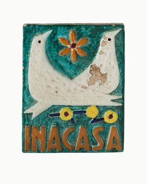 INA Casa - Mattonella decorativa