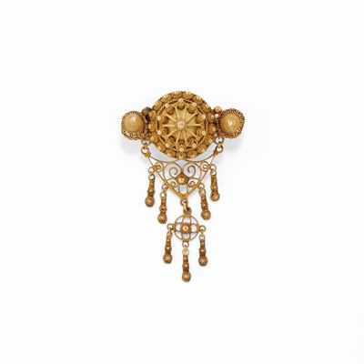 Pendente-spilla in Oro