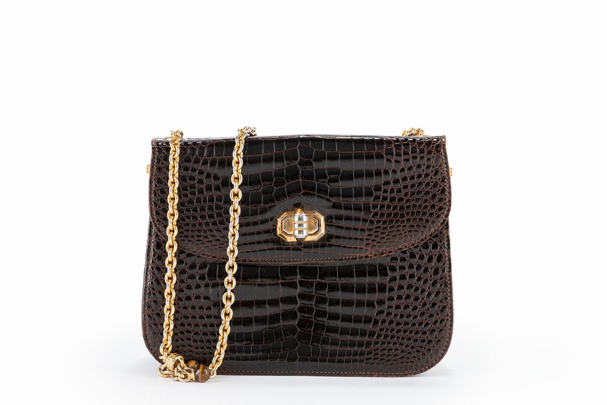 Gucci - Crocodile leather Bag 70's period | Luxury Fashion