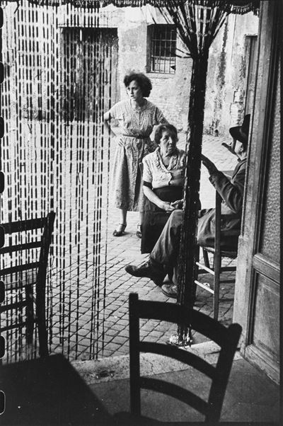 Roma. Piazza del piccolo cavallo, 1952, stampa successiva alla gelatina ai sali d'argento