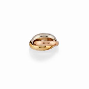 A 18K three color gold ring, Cartier "Les must de Cartier"
