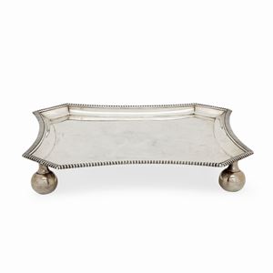 A silver centerpiece, England