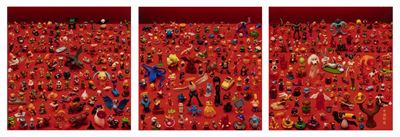 Made in China #Toys - Tre stampe lambda montate su alluminio