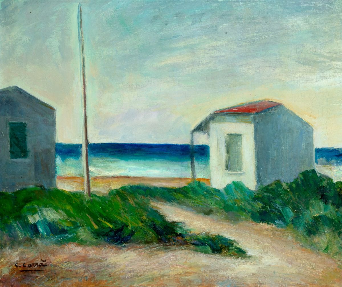 Carlo Carr Shed by the sea 1947 Collection Guglielmo