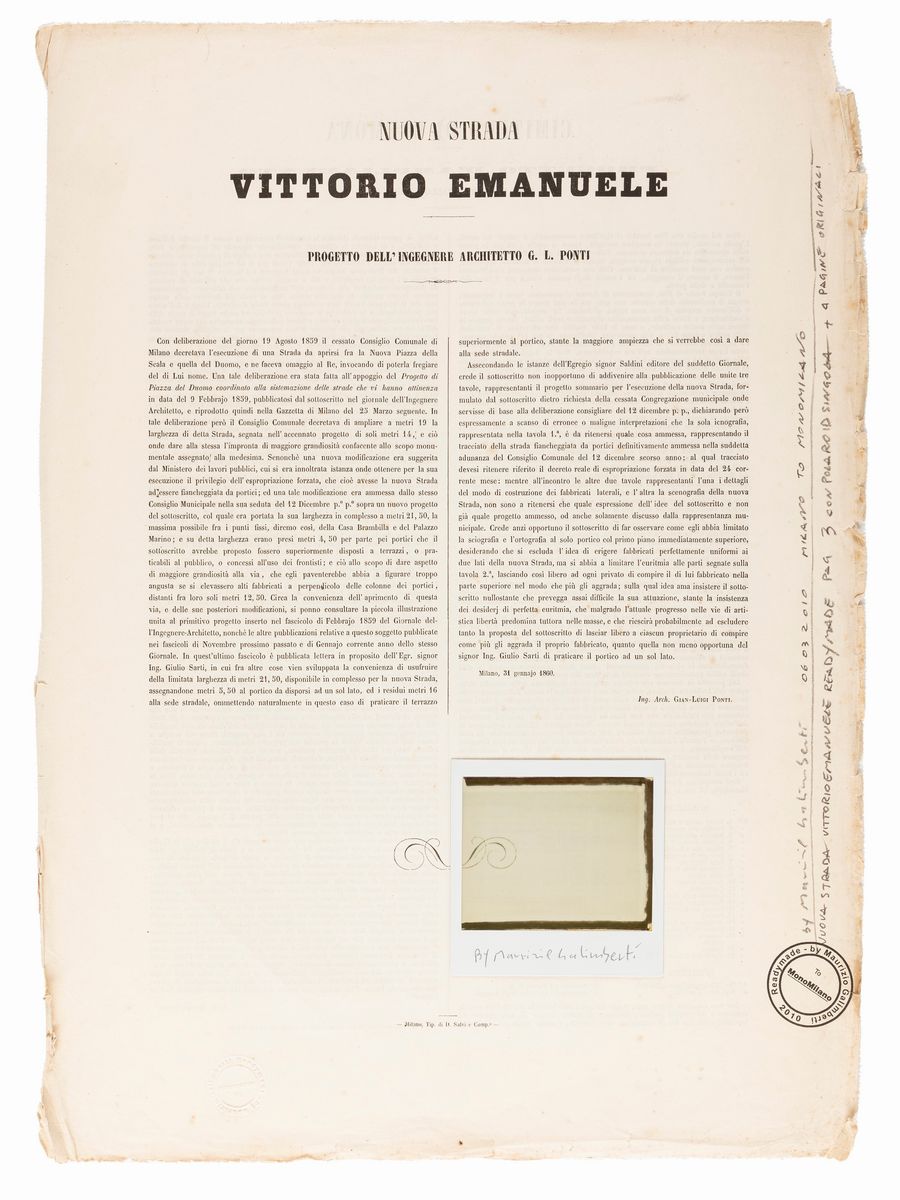 Maurizio Galimberti - Nuova Strada Vittorio Emanuele Readymade
