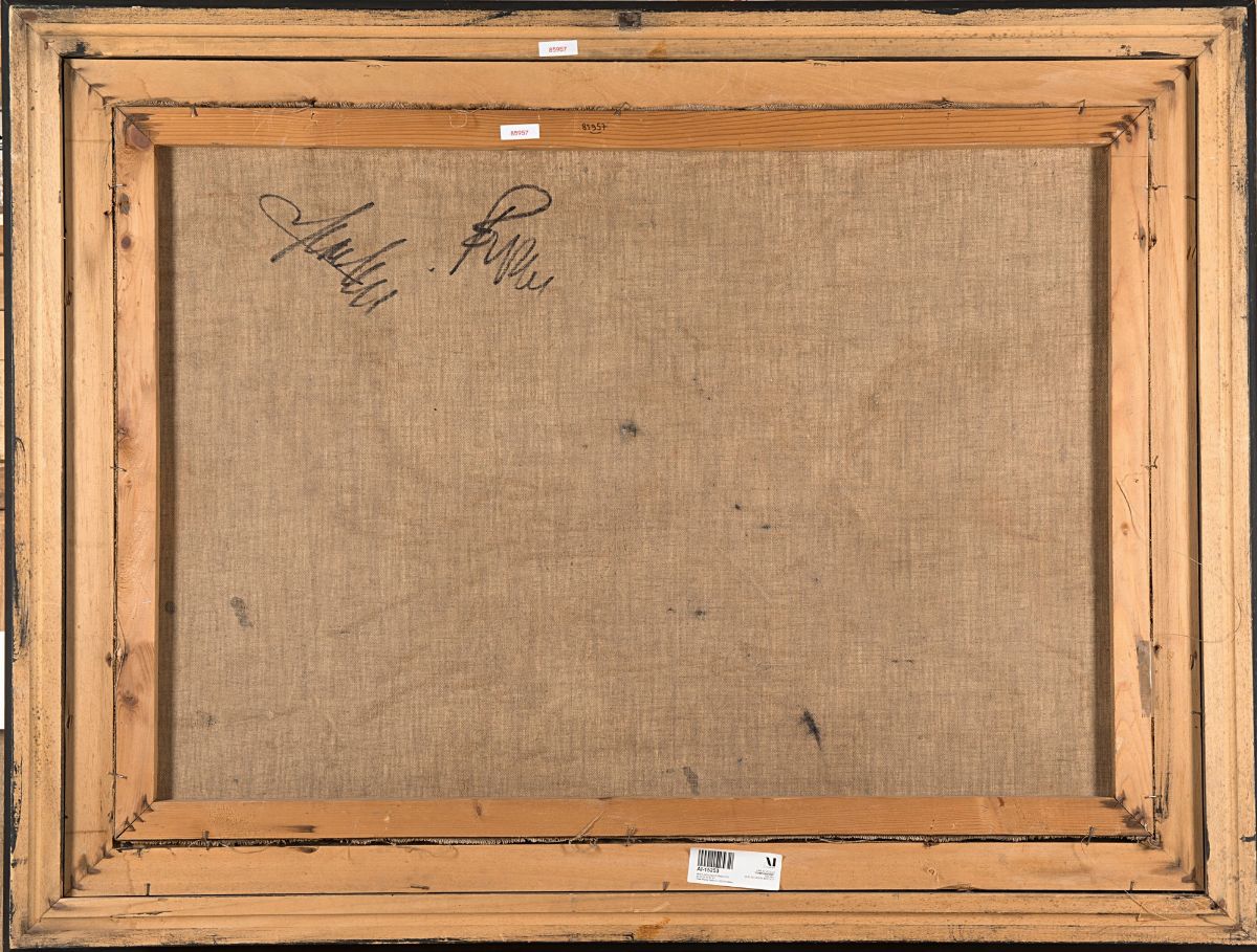 Emilio Vedova - Senza Titolo (1962, idropittura e pastello su carta intelata)