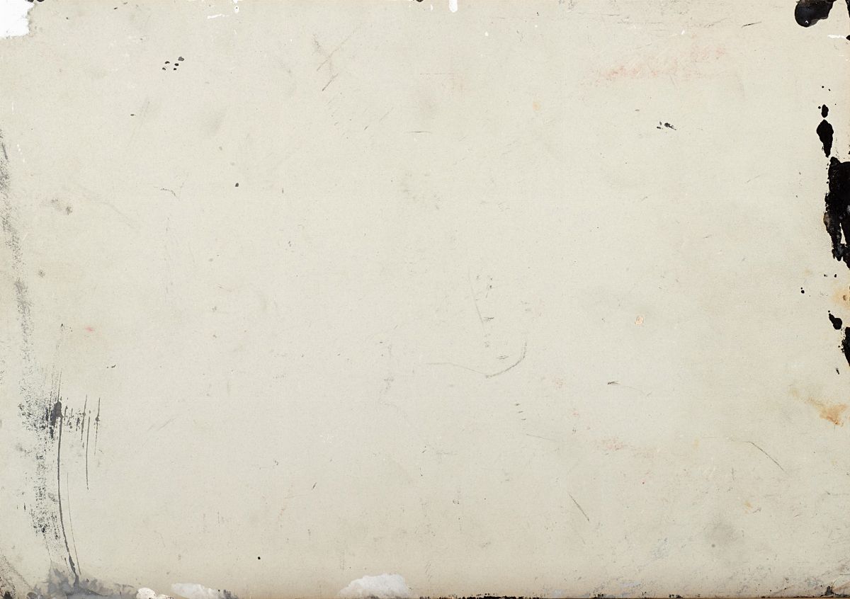 Emilio Scanavino - Senza titolo (1961), collage, tempera, sabbia, graffite e pastello su cartone