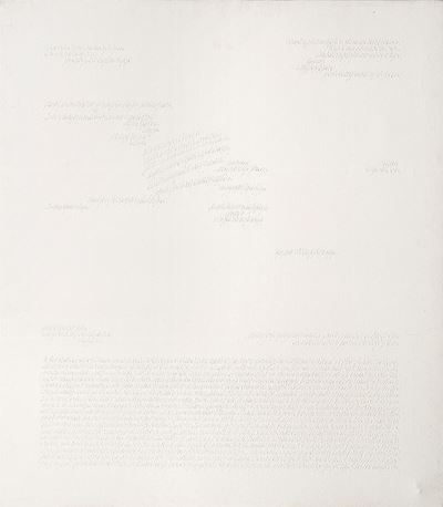 Manoscritto, acrilico su tela, 1979