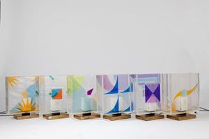 Sei lampade da tavolo