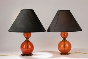 Coppia di lampade da tavolo