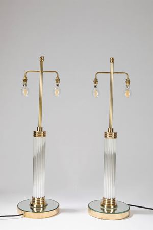 Coppia di lampade da tavolo