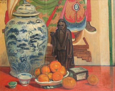 Senza titolo, olio su tela, 1914-1915