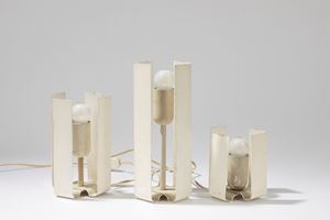 Tre lampade da tavolo