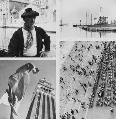 Venezia - Quattro stampe vintage alla gelatina ai sali d'argento