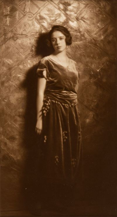 Ritratto femminile - Stampa vintage alla gelatina ai sali d'argento
