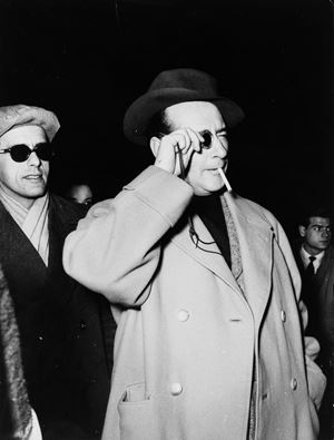 Marcello D'Amico with Rossellini