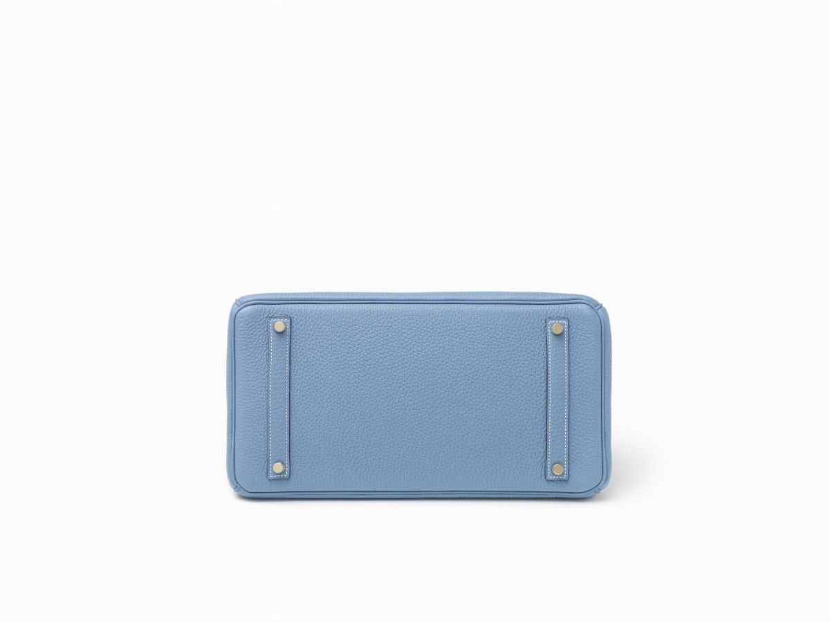 Hermès - Borsa Birkin 35 cm, pelle Togo Blue Jean, 2011