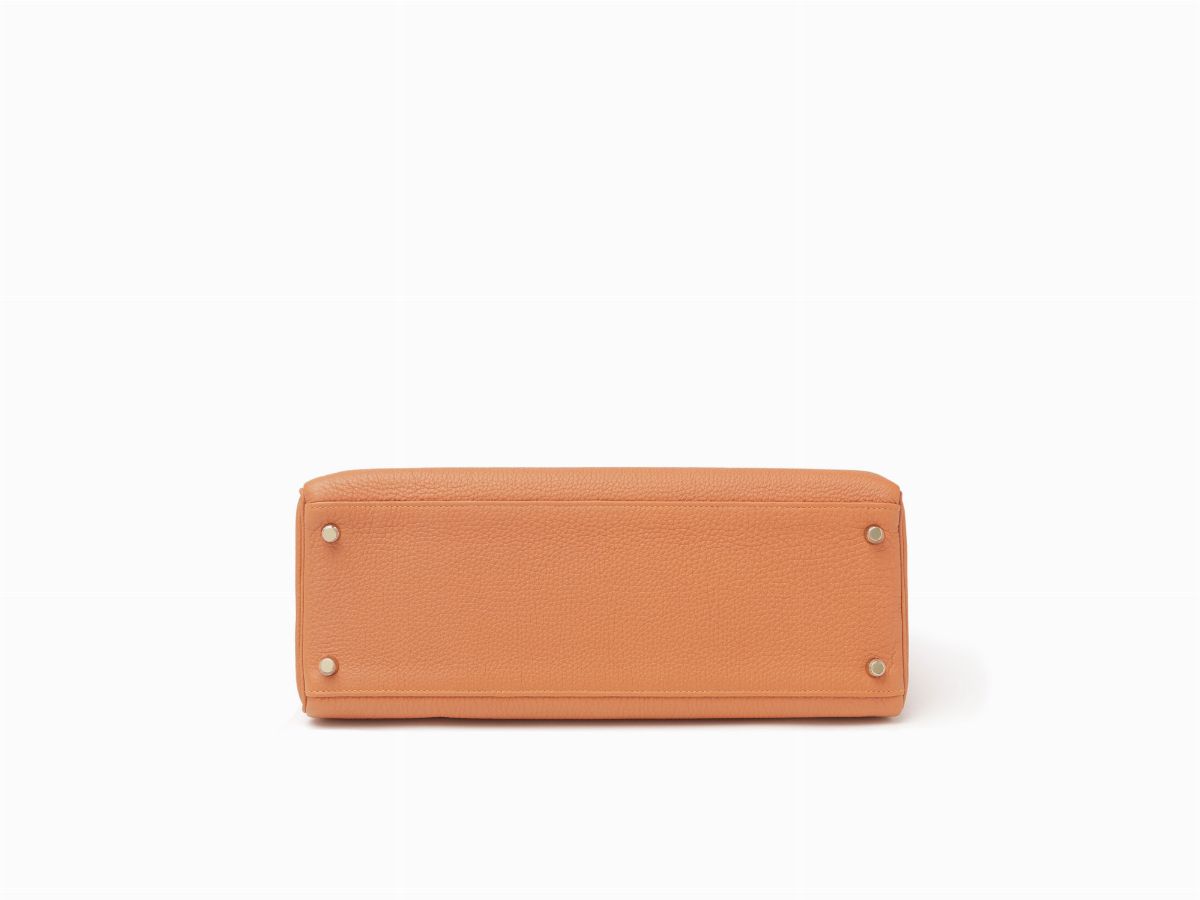 Hermès - Borsa Kelly Retourne, 35 cm in pelle Togo color arancione, 2011