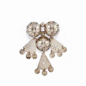 Juhls - A silver brooch, Juhls