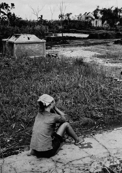 Guerra del Vietnam, stampa vintage alla gelatina ai sali d'argento, 1972