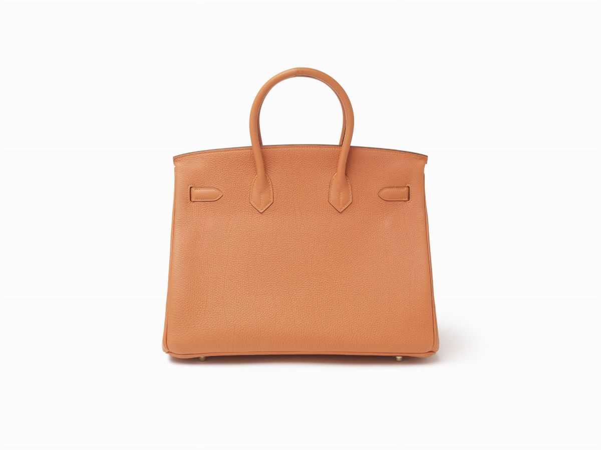 Hermès - Borsa Birkin 35 cm in pelle Togo arancione