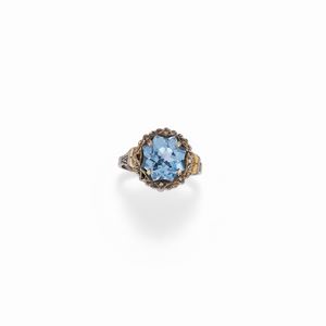  - Anello con topazio,1930 circa
