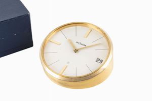 Jaeger-LeCoultre desk clock with date, ‘60s
