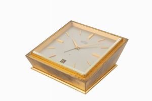 Angelus orologio da tavolo con svegliarino e data, anni ‘60