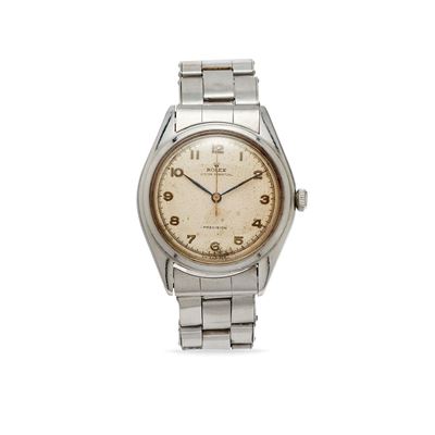 Orologio Ovettone 5028, anni '40, acciaio, movimento automatico