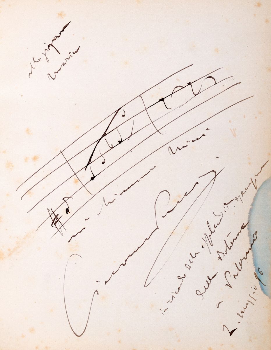 Puccini, Giacomo - Album Amicorum di Musicisti