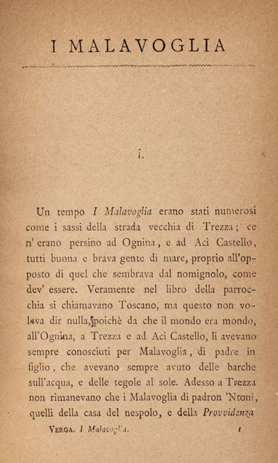 I Malavoglia