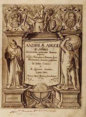 Andrea Argoli - De diebus criticis et de aegrorum decubitu libri duo