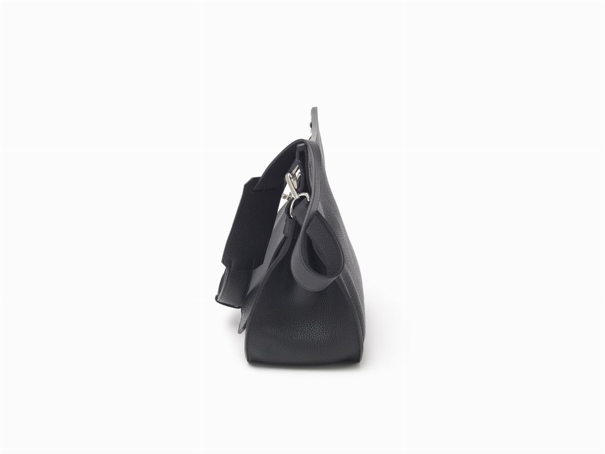 Hermès - Borsa Jypsiere, pelle taurillon clemence nera, 37 cm