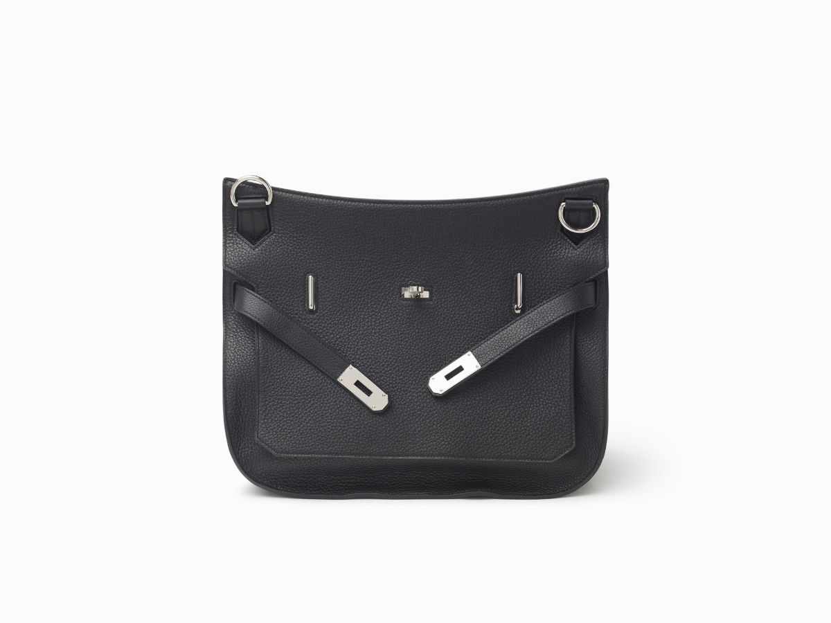 Hermès - Borsa Jypsiere, pelle taurillon clemence nera, 37 cm