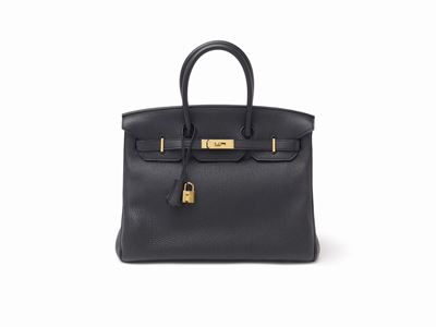 Borsa Hermès Birkin 35 cm in pelle Togo nera, 2011