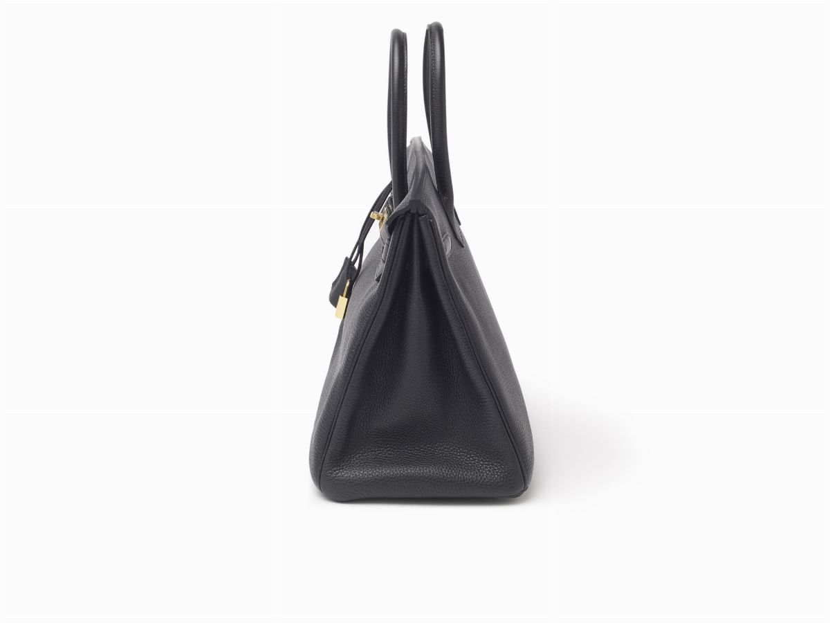 Borsa Hermès Birkin 35 cm in pelle Togo nera, 2011