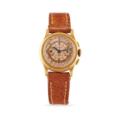 Cronografo Rolex, Modello 'Piccolino' 3055, anni '30, oro 18k