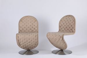 Panton Verner - Quattro sedie
